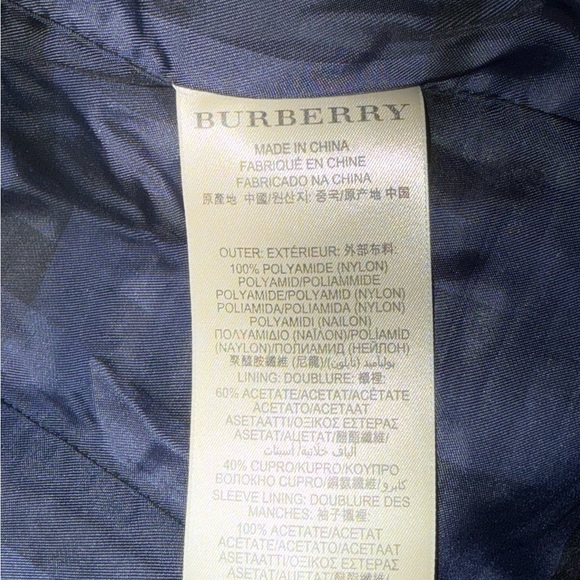BURBERRY LINDON QUILTED PUFFER JACKET IN ROYAL BLUE - Picture 12 of 12
